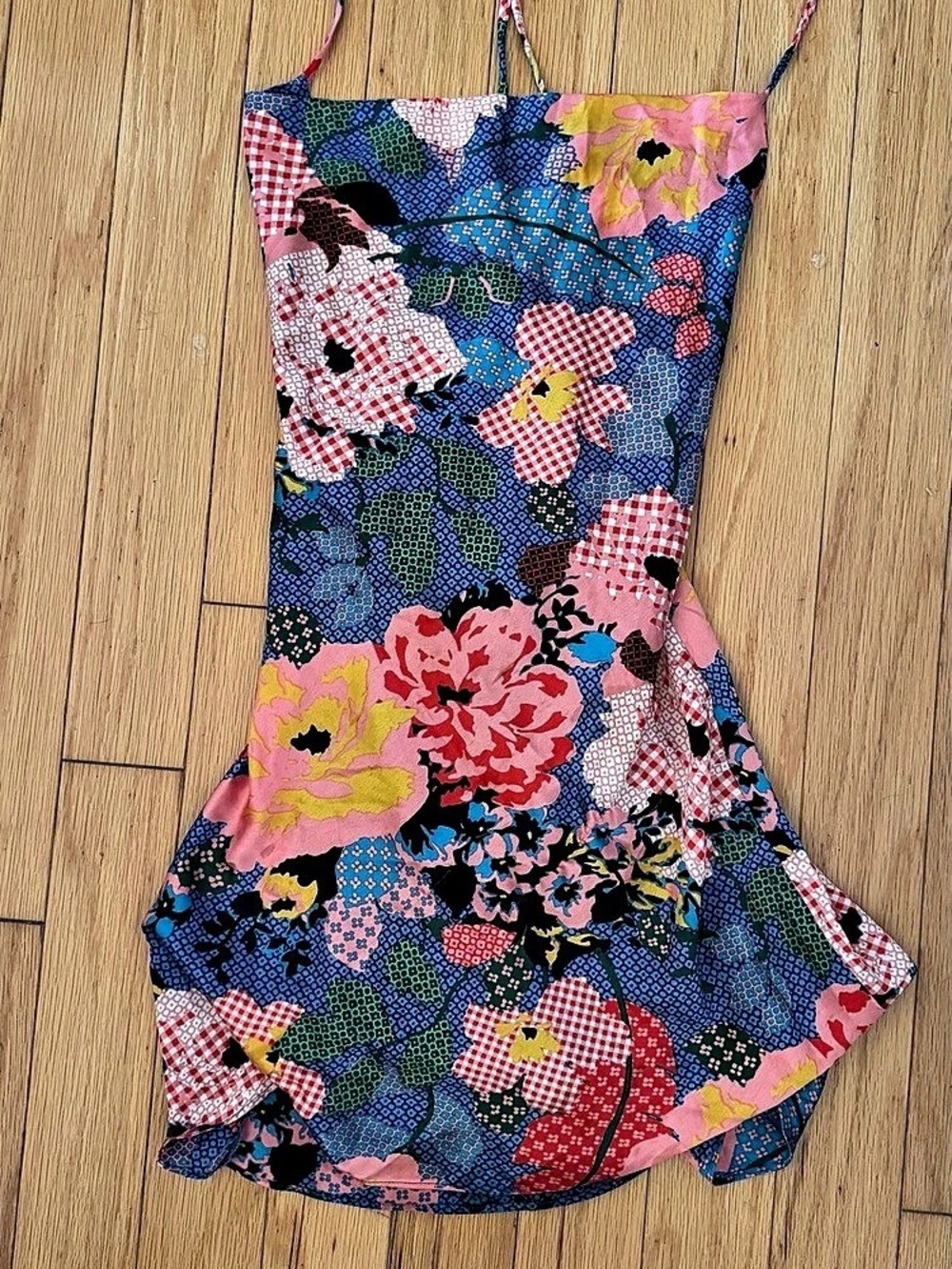 Pussycat Floral One-Piece Swimsuit Size Large Like New